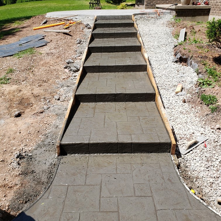 Concrete Flatwork Stairs